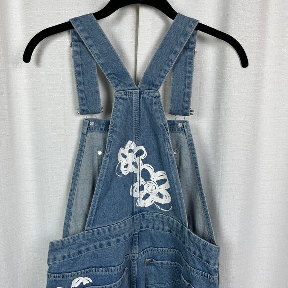 The Ragged Priest Flower Print Shortalls Sz.28 NWT - Picture 13 of 15